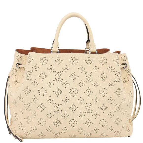 Louis Vuitton Bella Mahina Leather Tote Bag Cream - Picture 5 of 14